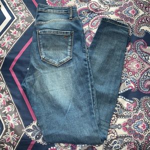 William Rast High Waist Distressed Skinny Jeans Size 28